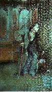 Carl Larsson min giktbrutne fader oil painting artist